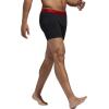 imageAdidas M Stretch Cotton 3 Pack Boxer Brief 5146804BlackScarlet BlackCollegiate Light Blue BlackBold Blue