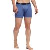 imageAdidas M Stretch Cotton 3 Pack Boxer Brief 5146804BlueNight MarineLegend InkGreyCrew Blue
