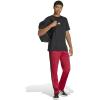 imageAdidas Mens 3Stripes Tricot Open Hem Track PantsActive Maroon