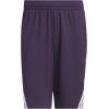 imageAdidas Mens Basketball Legends 3Stripes ShortsAurora PlumWhite