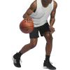 imageAdidas Mens Basketball Legends 3Stripes ShortsBlackWhiteBlack