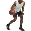 imageAdidas Mens Basketball Legends 3Stripes ShortsBlackWhiteBlack