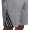 imageAdidas Mens Basketball Legends 3Stripes ShortsGreyBlack