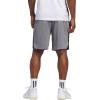 imageAdidas Mens Basketball Legends 3Stripes ShortsGreyBlack