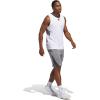 imageAdidas Mens Basketball Legends 3Stripes ShortsGreyBlack