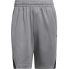 imageAdidas Mens Basketball Legends 3Stripes ShortsGreyBlack