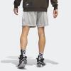 imageAdidas Mens Basketball Legends 3Stripes ShortsMetal Grey  White