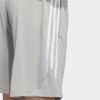 imageAdidas Mens Basketball Legends 3Stripes ShortsMetal Grey  White
