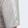 imageAdidas Mens Basketball Legends 3Stripes ShortsMetal Grey  White