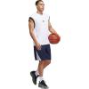 imageAdidas Mens Basketball Legends 3Stripes ShortsTeam Navy BlueWhite