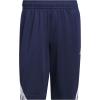 imageAdidas Mens Basketball Legends 3Stripes ShortsTeam Navy BlueWhite