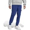 imageAdidas Mens Essentials Feelcozy Fleece Cargo PantsDark BlueWhite