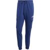 imageAdidas Mens Essentials Feelcozy Fleece Cargo PantsDark BlueWhite