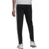 imageAdidas Mens Essentials Warmup Tapered 3Stripes Track PantsBlack  White
