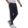 imageAdidas Mens Essentials Warmup Tapered 3Stripes Track PantsBlack  White