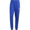 imageAdidas Mens Essentials Warmup Tapered 3Stripes Track PantsSemi Lucid BlueWhite