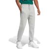 imageadidas Mens Essentials Big Logo Fleece Cuffed PantsMedium Grey HeatherBlack