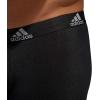 imageadidas Mens Microfiber Boxer Briefs Underwear Multipack Athletic StretchFitBlackBlack