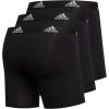 imageadidas Mens Microfiber Boxer Briefs Underwear Multipack Athletic StretchFitBlackBlack