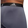 imageadidas Mens Microfiber Boxer Briefs Underwear Multipack Athletic StretchFitGreyOnixBlack