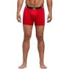 imageadidas Mens Microfiber Boxer Briefs Underwear Multipack Athletic StretchFitRedScarletBlackOnix