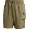 imageadidas Originals Mens Essentials Small Logo Cargo Chelsea ShortsOlive StrataBlack