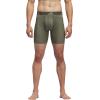 imageadidas mens Performance Boxer Brief Underwear 1packAccelerate Silver Pebbleolive StrataShadow Olive GreenSilver Pebble Grey