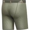 imageadidas mens Performance Boxer Brief Underwear 1packAccelerate Silver Pebbleolive StrataShadow Olive GreenSilver Pebble Grey