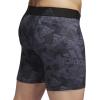 imageadidas mens Performance Boxer Brief Underwear 1packBos Floral BlackCarbonBlackOnix Grey