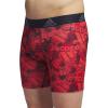 imageadidas mens Performance Boxer Brief Underwear 1packBos Floral Legend InkBetter ScarletLegend Ink BlueOnix Grey