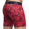 imageadidas mens Performance Boxer Brief Underwear 1packBos Floral Legend Inkbetter ScarletLegend Ink BlueOnix Grey