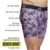 imageadidas mens Performance Boxer Brief Underwear 1packBos Floral Orchid FusioncarbonCarbon GreyGrey