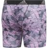 imageadidas mens Performance Boxer Brief Underwear 1packBos Floral Orchid FusioncarbonCarbon GreyGrey