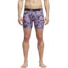 imageadidas mens Performance Boxer Brief Underwear 1packBos Floral Orchid FusioncarbonCarbon GreyGrey