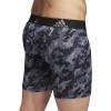 imageadidas mens Performance Boxer Brief Underwear 1packElements Camo BlackOnixBlackOnix Grey