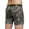 imageadidas mens Performance Boxer Brief Underwear 1packElements Camo Olive Stratashadow OliveShadow Olive GreenSilver Pebble Grey
