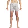 imageadidas mens Performance Boxer Brief Underwear 1packElements Camo Putty Greyaluminaoff WhiteOff WhitePutty Grey