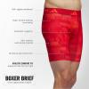 imageadidas mens Performance Boxer Brief Underwear 1packHaste Solar Redbright Redbetter ScarletBright RedSolar Red