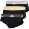 imageadidas mens Performance Stretch Cotton Brief Underwear 3pack Designed for Active Comfort and All Day Wear904 Assorted