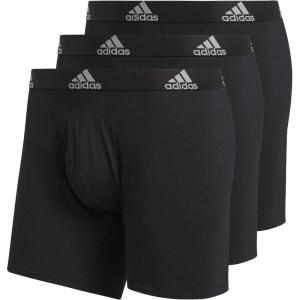 imageAdidas M Stretch Cotton 3 Pack Boxer Brief 5146804BlackBlackBlackBlackBlackBlack
