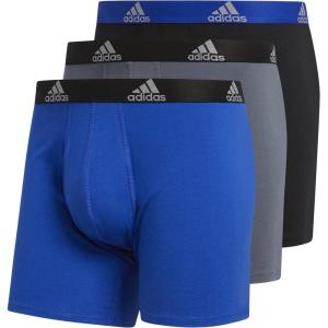 imageAdidas M Stretch Cotton 3 Pack Boxer Brief 5146804Blue