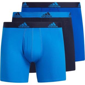 imageAdidas M Stretch Cotton 3 Pack Boxer Brief 5146804Blue RushLegend Ink BlueTeam Royal Blue
