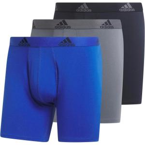 imageAdidas M Stretch Cotton 3 Pack Boxer Brief 5146804Team Royal BlueOnix GreyLegend Ink Blue