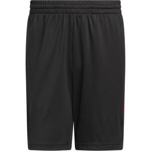 imageAdidas Mens Basketball Legends 3Stripes ShortsBlack  Better Scarlet