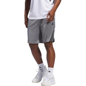 imageAdidas Mens Basketball Legends 3Stripes ShortsGreyBlack