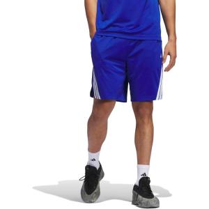 imageAdidas Mens Basketball Legends 3Stripes ShortsTeam Royal BlueWhite