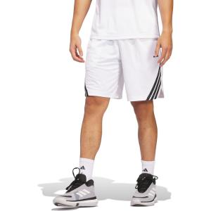 imageAdidas Mens Basketball Legends 3Stripes ShortsWhiteBlack