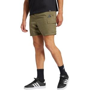 imageadidas Originals Mens Essentials Small Logo Cargo Chelsea ShortsOlive StrataBlack