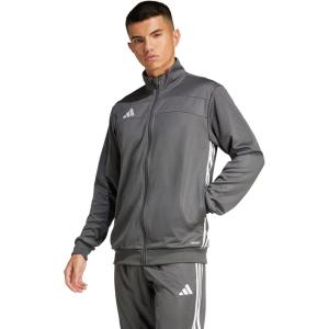 imageadidas mens Tiro 25 Essentials Training Track TopGreyWhite