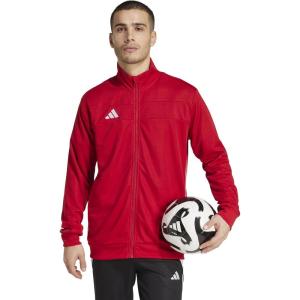 imageadidas mens Tiro 25 Essentials Training Track TopTeam Power RedWhite